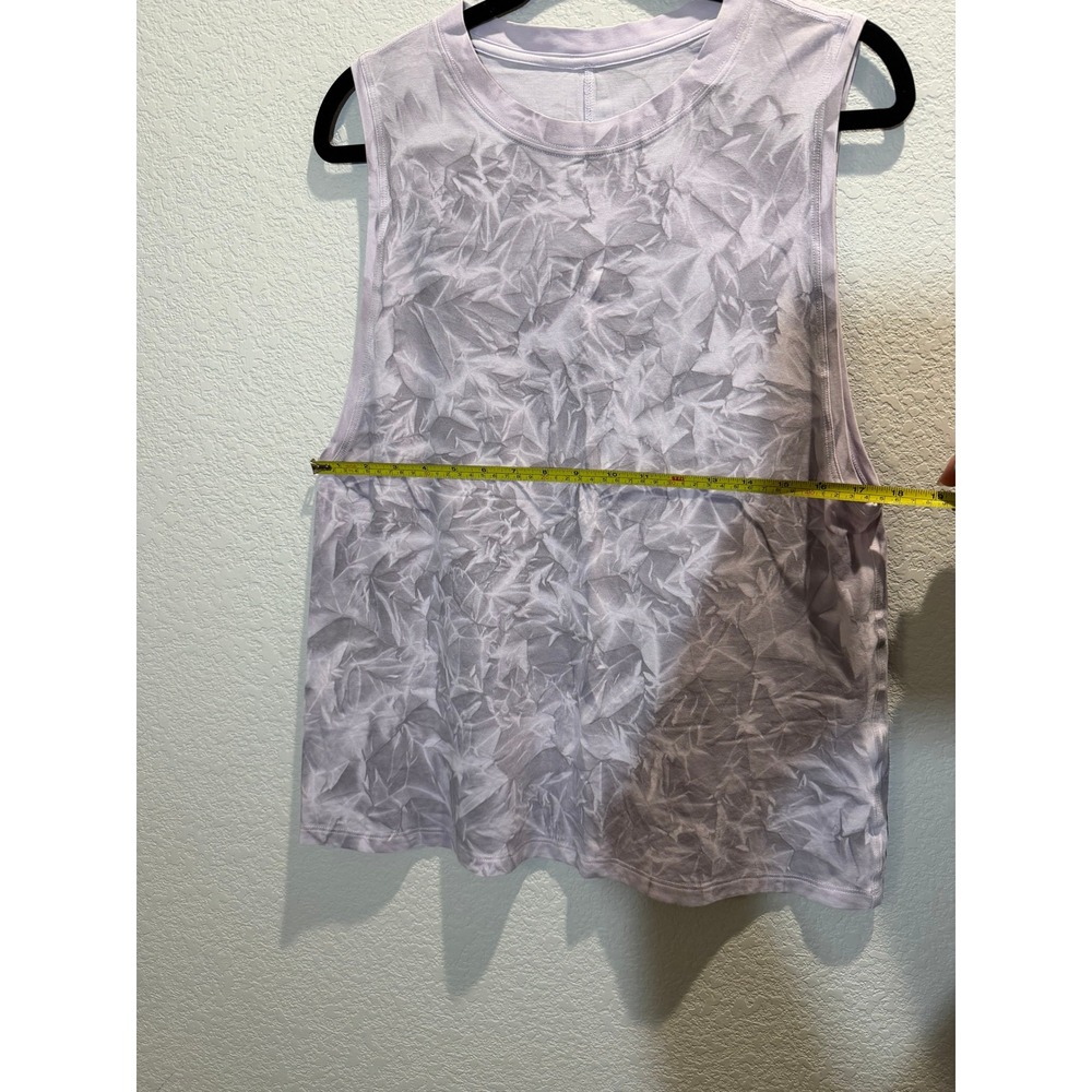 Lululemon Women Muscle Tank Lavender Tie Dye Purple Size 6 - Picture 4 of 8